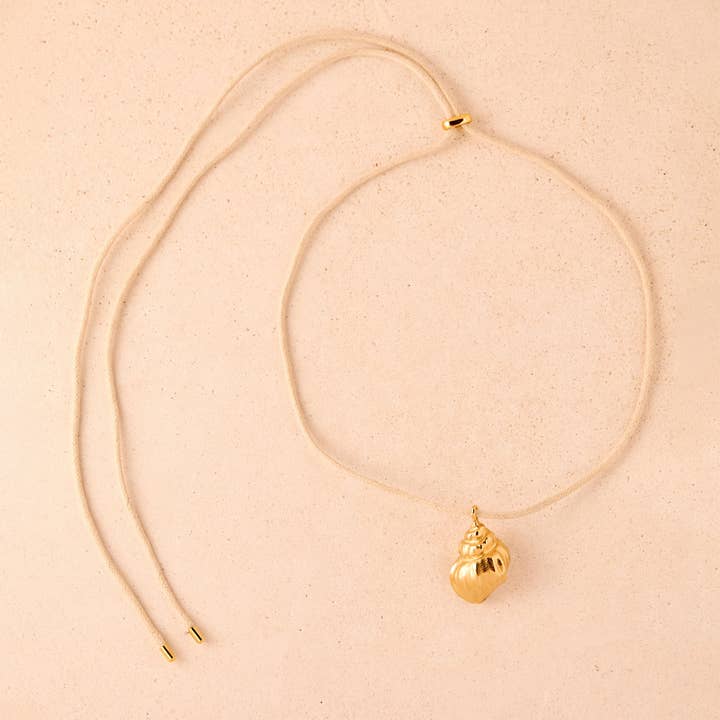 Collier Voluta | Bijou Cadeau en Or Imperméable pour la vente par Agapée Jewelry