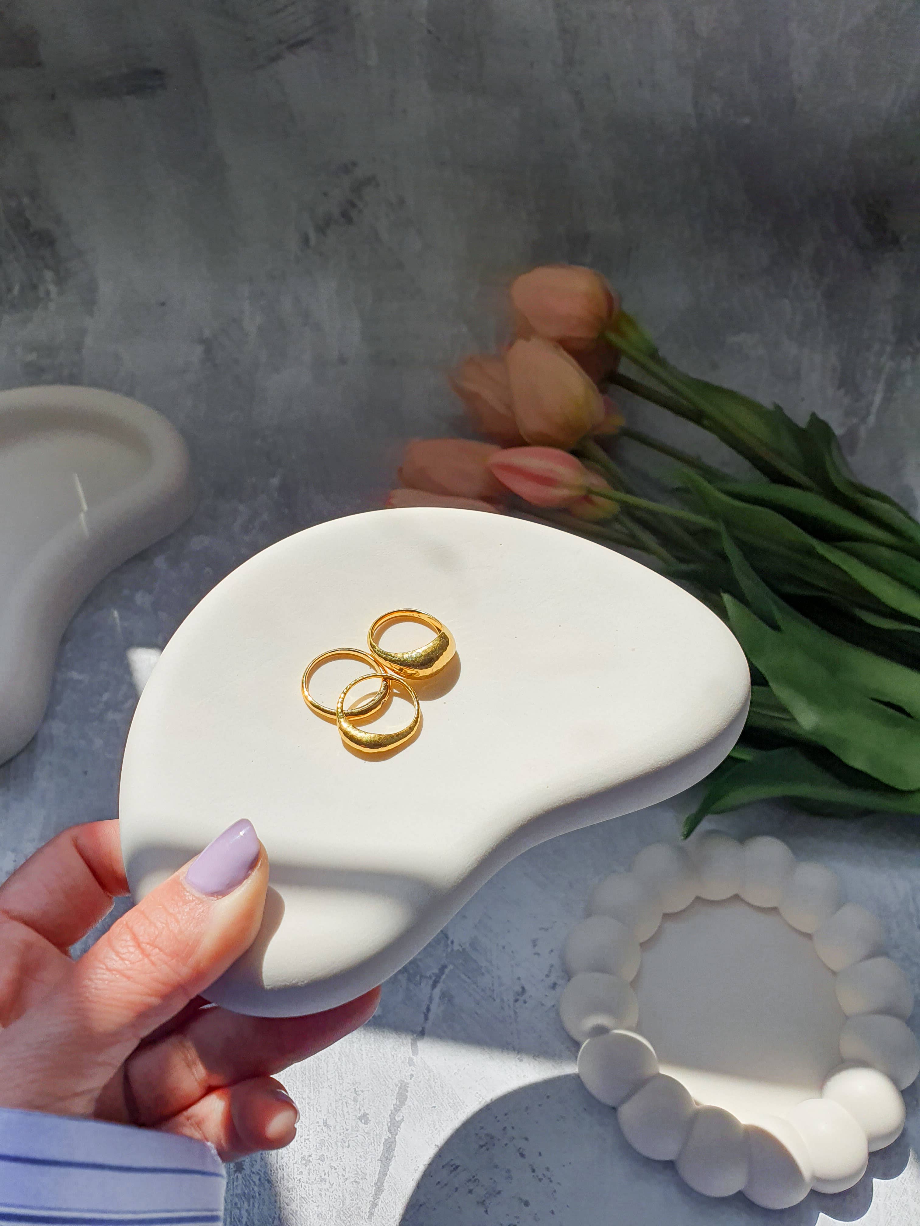 Gokican – wholesale Jewellery dish – Irregular Jewellery Tray - Spring Home Decor - Gift Idea0