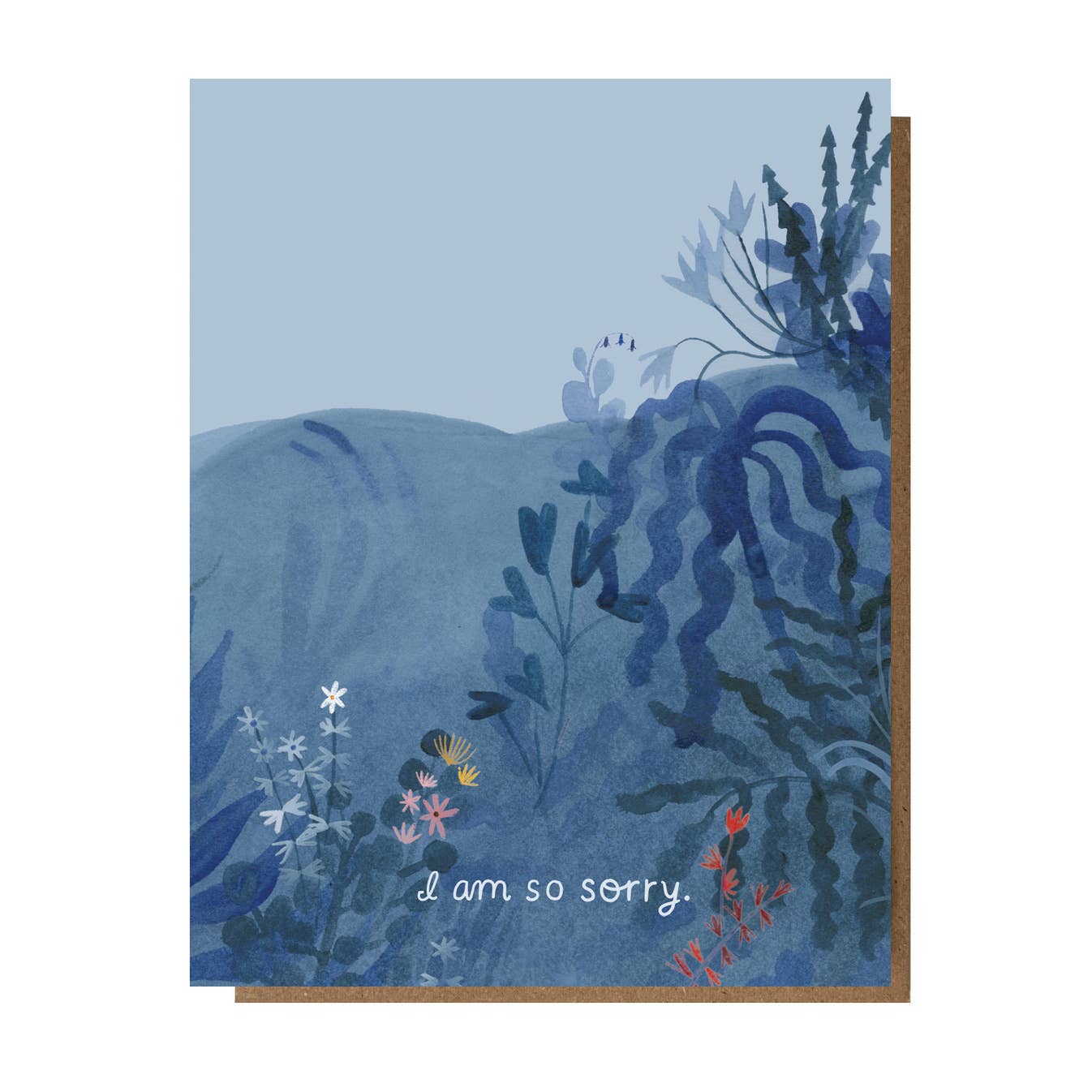 The Esme Shop - Wholesale Sympathy Card - I Am So Sorry Blue Greeting Card2