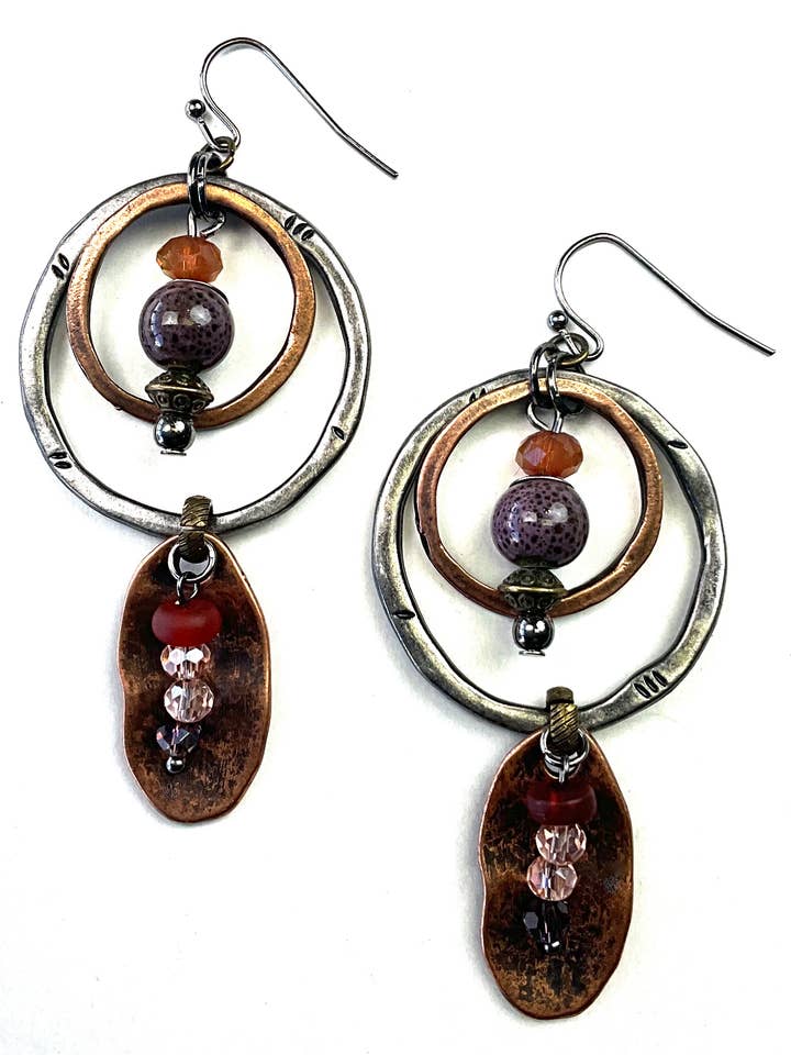 ER-Rings & Oval Dangle Earrings on Wire for wholesale by Lost & Found Trading
