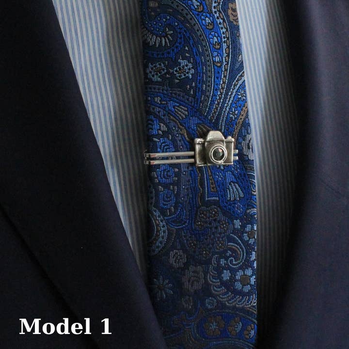 Crown, Moon Sun, Horn, Photo Camera Figured Tie Clips for wholesale by COOLMENCLUB