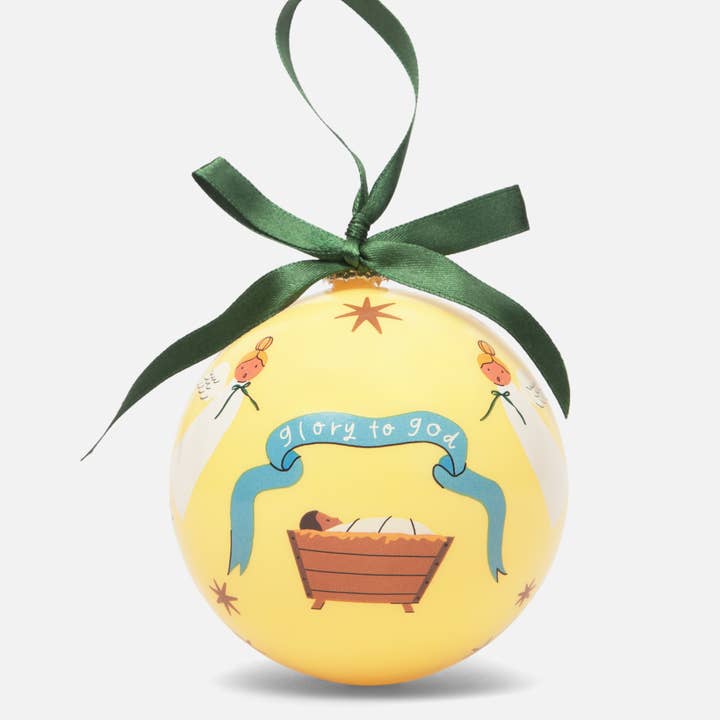 Be A Heart - Wholesale Ornament - Glory to God Non-Breakable Christmas Ornament