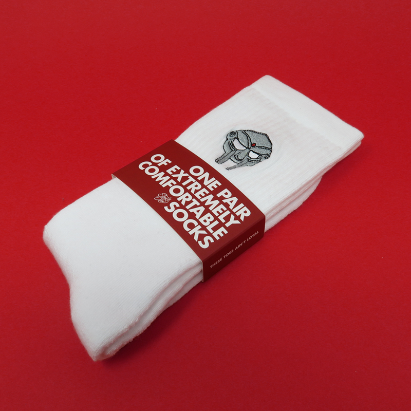 Supa Dupa Goods - Venta al por mayor Calcetines - Unisex - Calcetines bordados MF Doom2