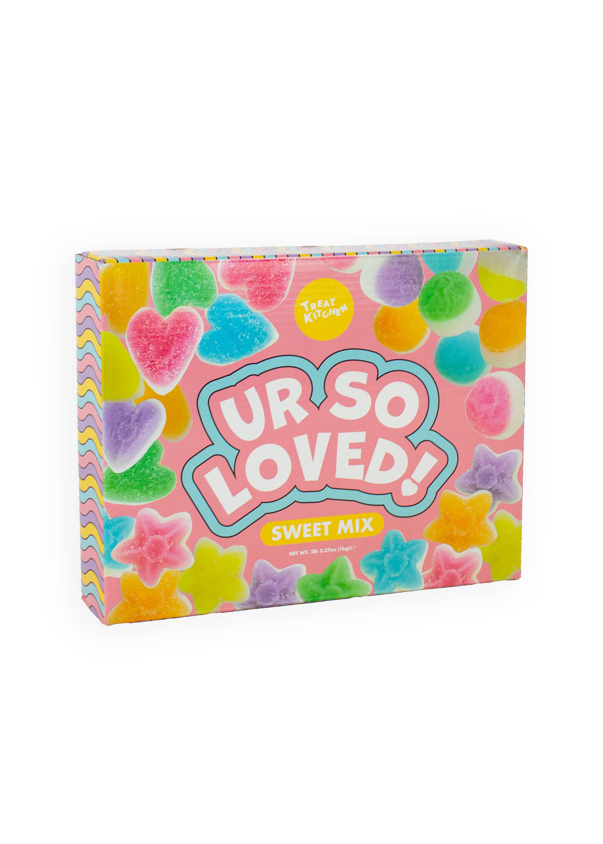 Treat Kitchen – wholesale Gummy – UR SO LOVED! Multicoloured Fruit Sweets 1kg Gift Box 3