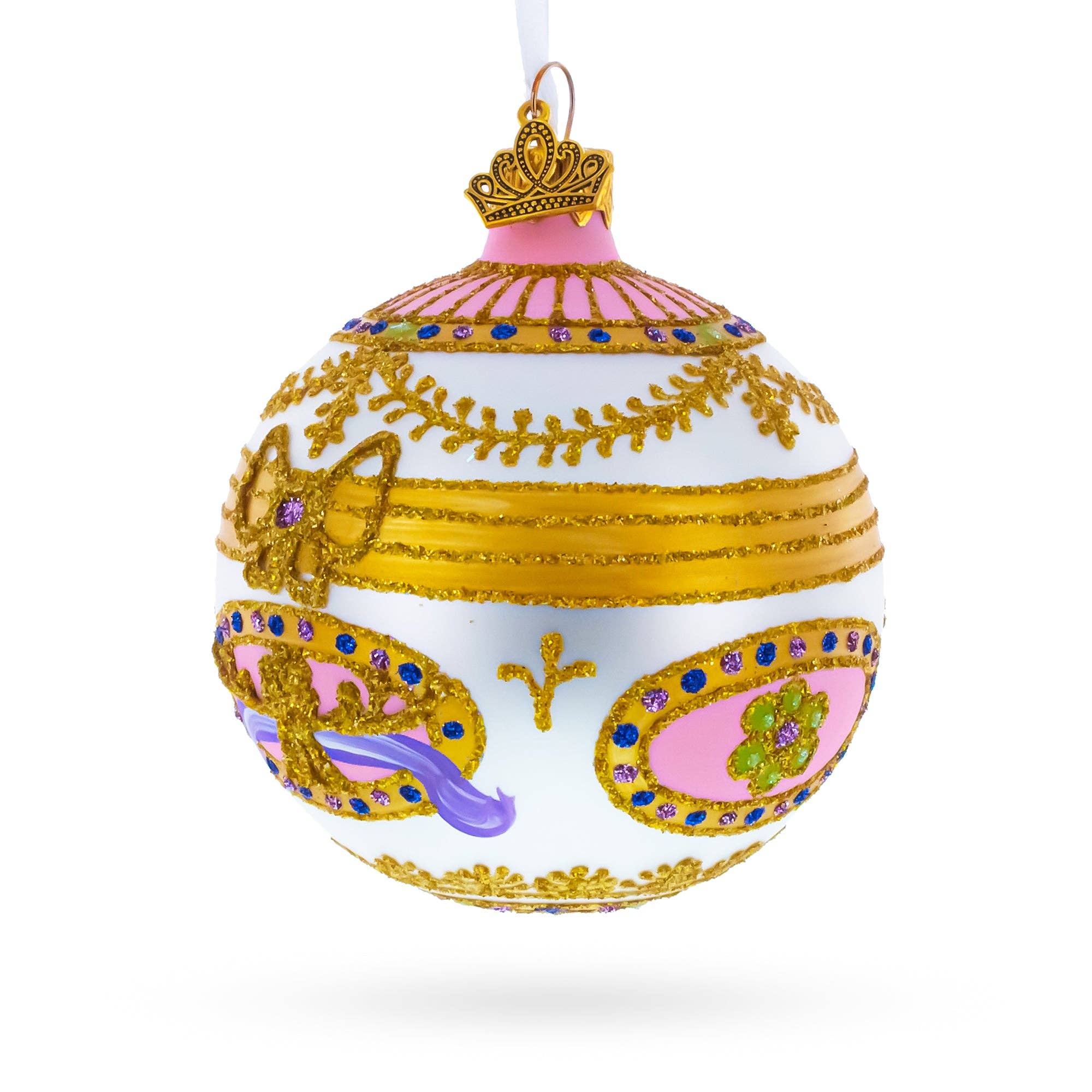 BestPysanky - Wholesale Ornament - 1903 Bonbonniere Royal Glass Ornament2