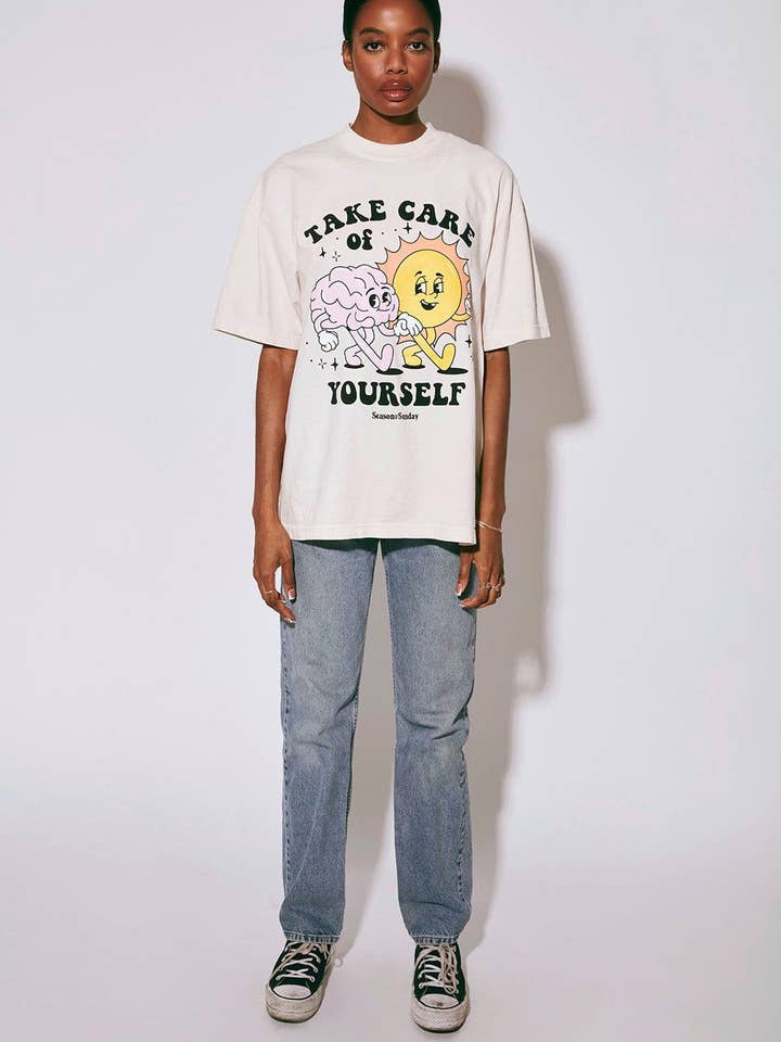 T-shirt Take Care pour la vente par Season of Sunday