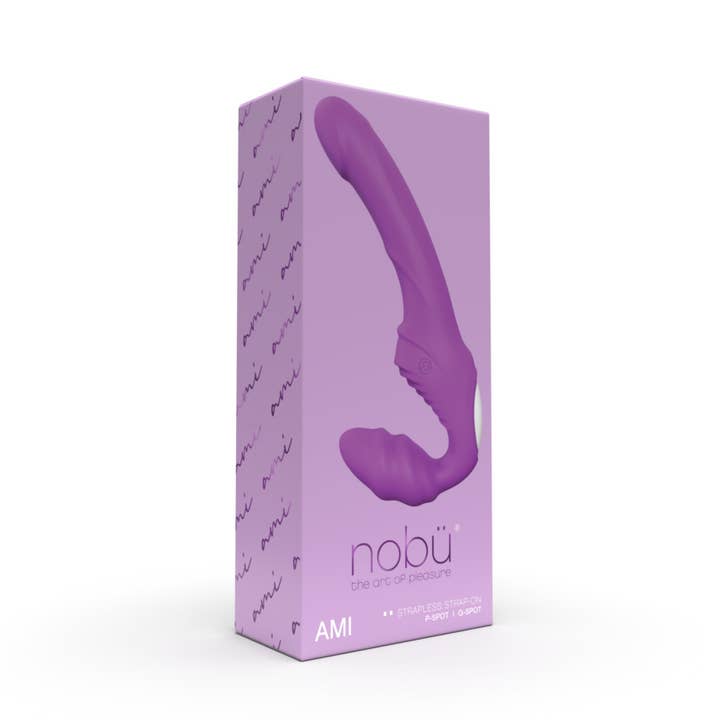 Nobü Essentials – Ami Strapless Strap-On – Purple for wholesale by Nobu Toys