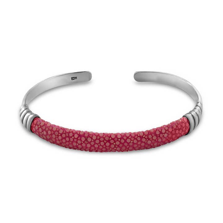 Bracciale Ariane Galuchat rosa per la vendita all'ingrosso da parte di Enomis