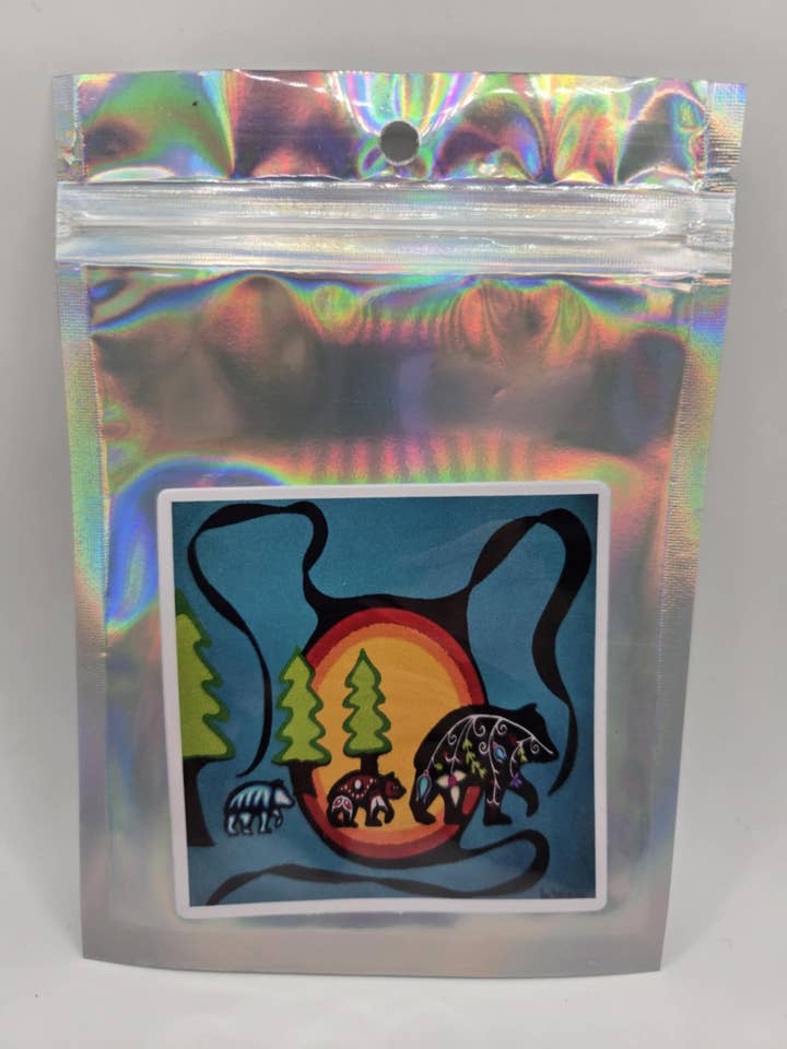 3" Sticker 3 Spirit Bears for wholesale by 10 Buffalos Art