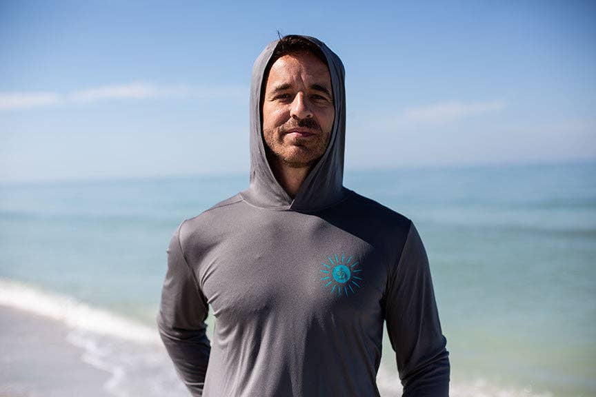 Sun Drunk - Wholesale Rashguard - Men's - UPF 50+ Sun Shirt – Poseidon with Hood3