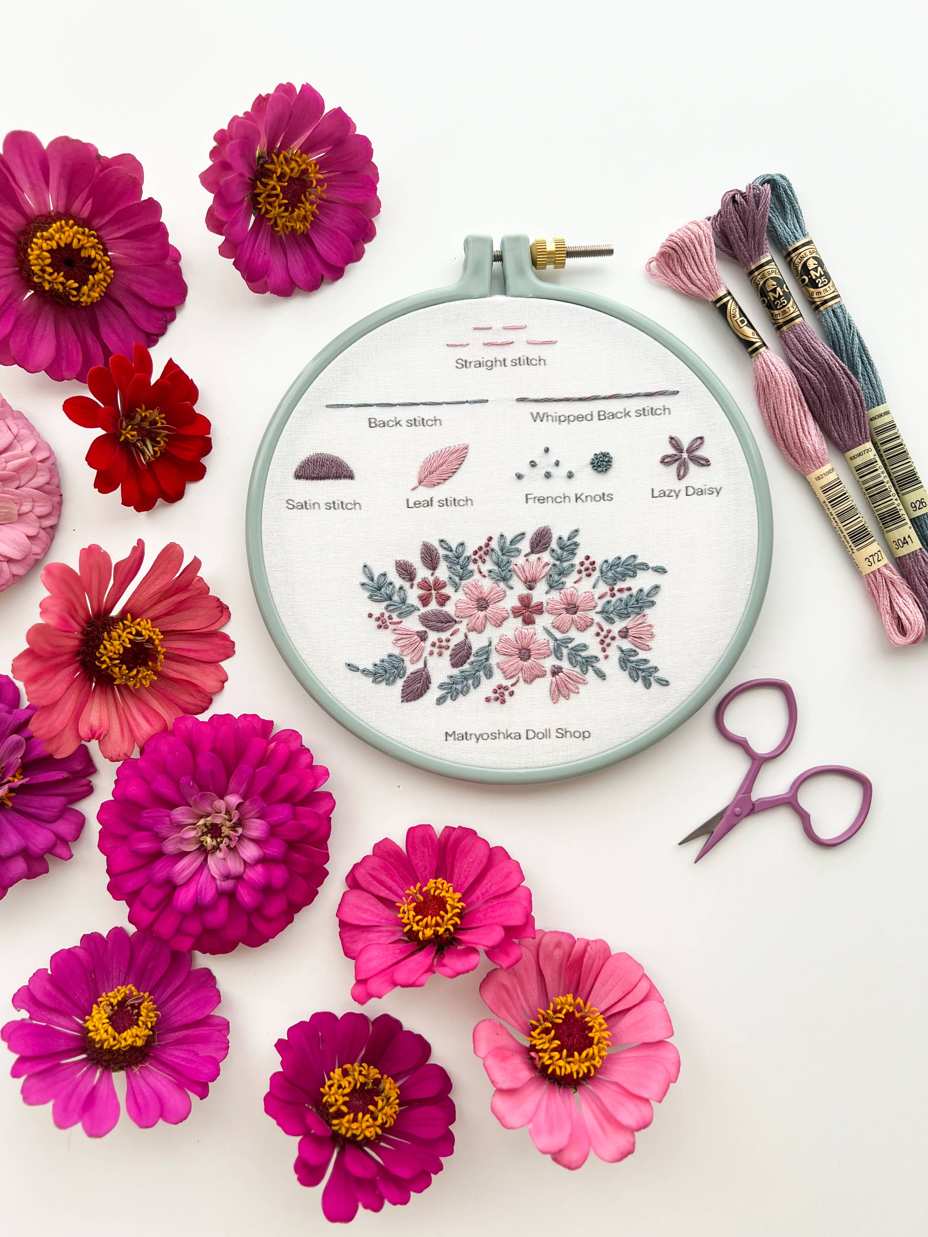 Matryoshka Doll Shop - Wholesale Scissors - Small Heart scissors, tiny embroidery scissors, little snips11