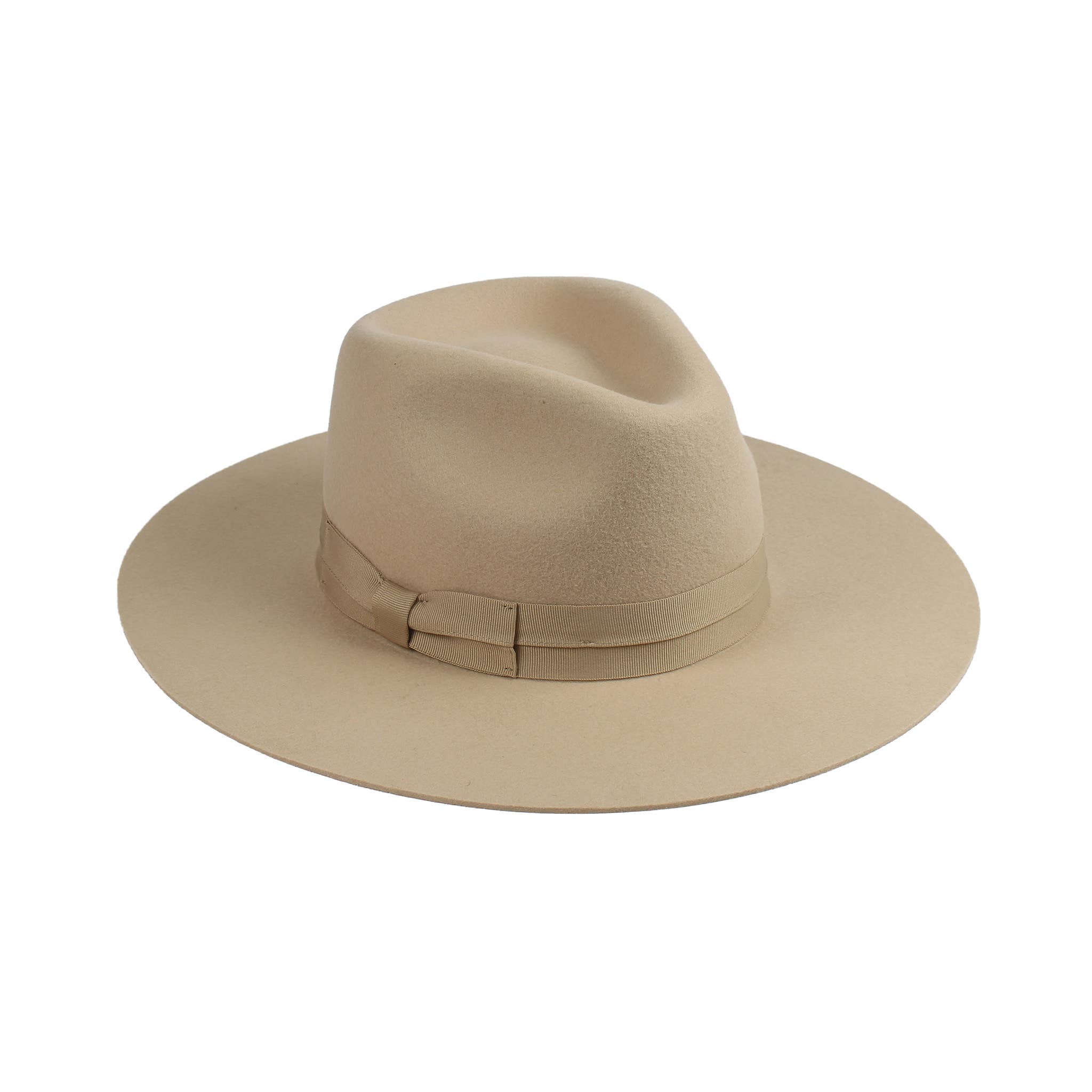 Jeanne Simmons Accessories - Wholesale Fedora - Unisex - Western 3.5"Flat Brim Wool Stiff Fedora 7407 Hat Winter1