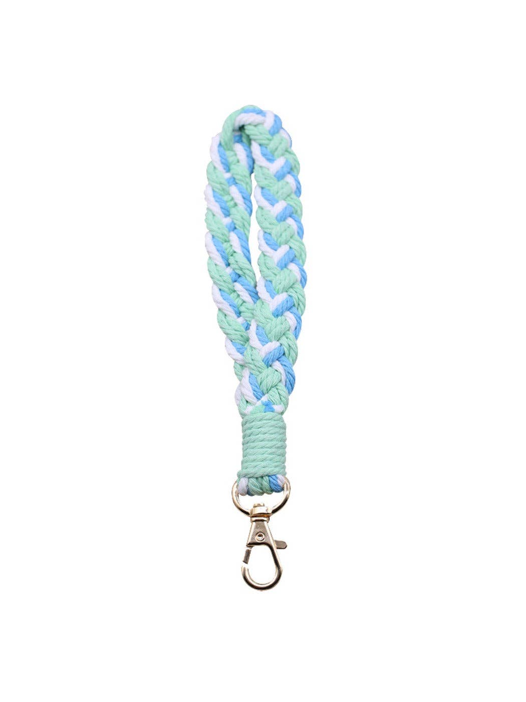 Funkyrel® Atzbranding Limited – wholesale Keychain – Women's – Koco - Colorful Braided Keychain & Wristlet Phone Lanyard4