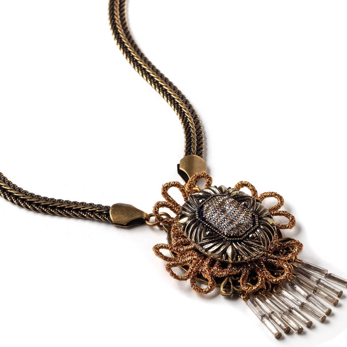 Elements Jill Schwartz - Wholesale Pendant/Charm Necklace - Queen's Jewel Necklace1