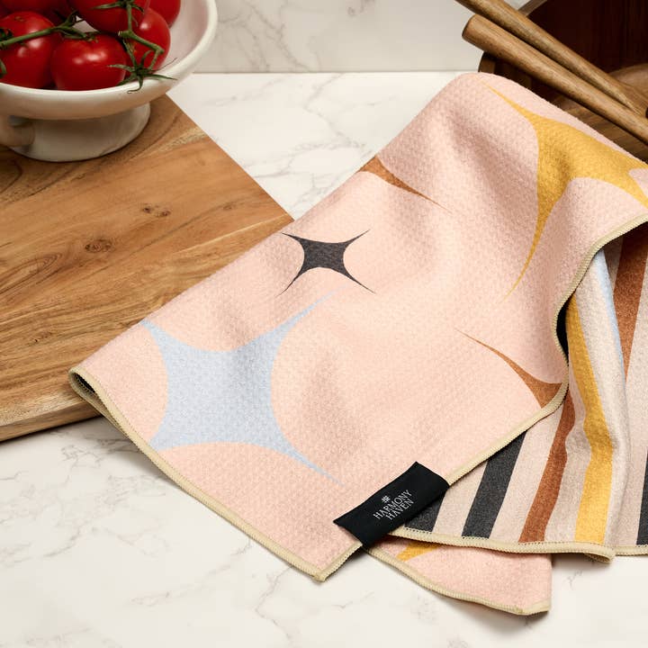 Harmony Haven Tea Towels – wholesale Kökshandduk – Vändbar Starlite Kökshandduk – Miljövänlig Köksdekor