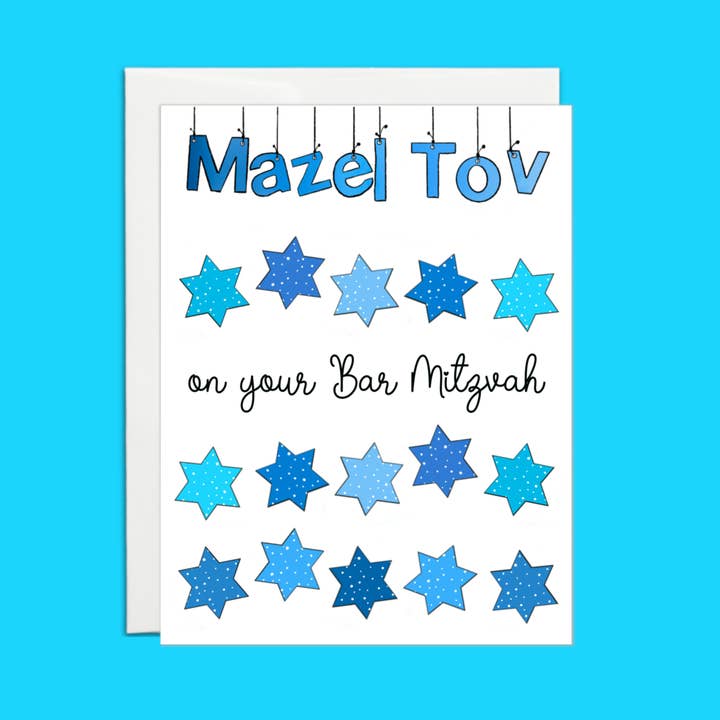Mazel Tov on your Bar Mitzvah for wholesale by The Simcha Store