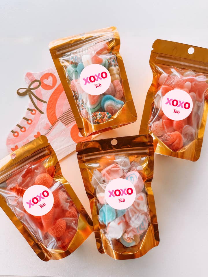 Valentine Pucker Up Candy Pouch ~ zipper pouch for wholesale by Candy by J.Co