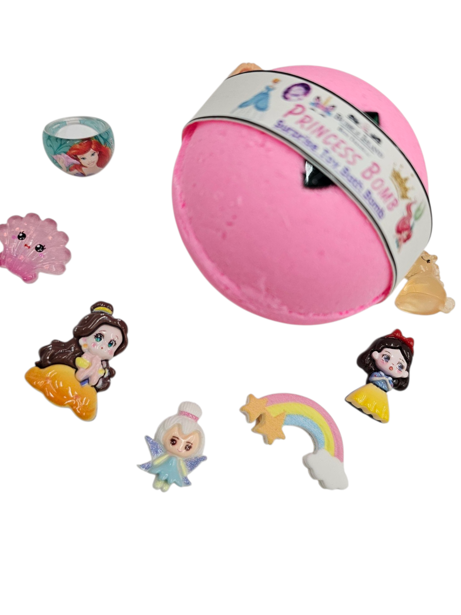 Bubble Island Bath Treats - Wholesale Bath Bomb/Fizz - Toy Surprise Bath Bomb - Princess Bomb4