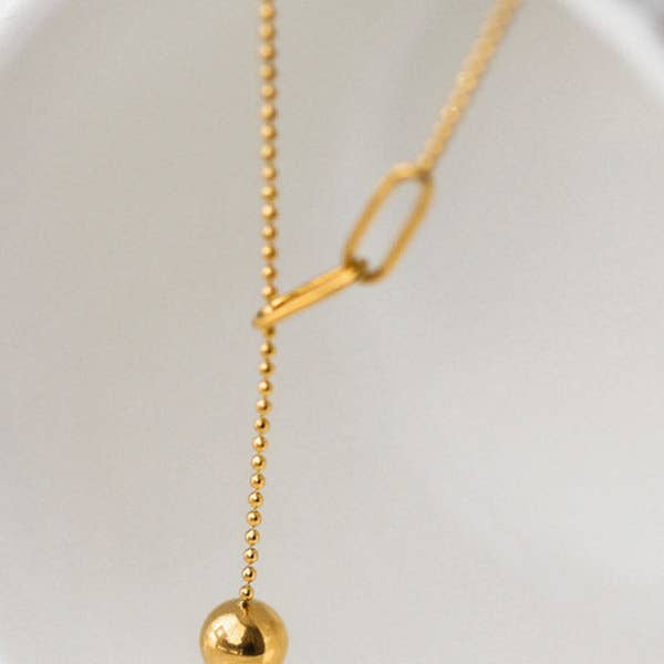 GOLD Simple Normcore Solid Color Necklaces Accessories for wholesale on Faire