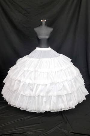 Chicas - Wholesale Skirt - Women's - Extra Large Wide Layered Elastic Waist Petticoat PC325-5