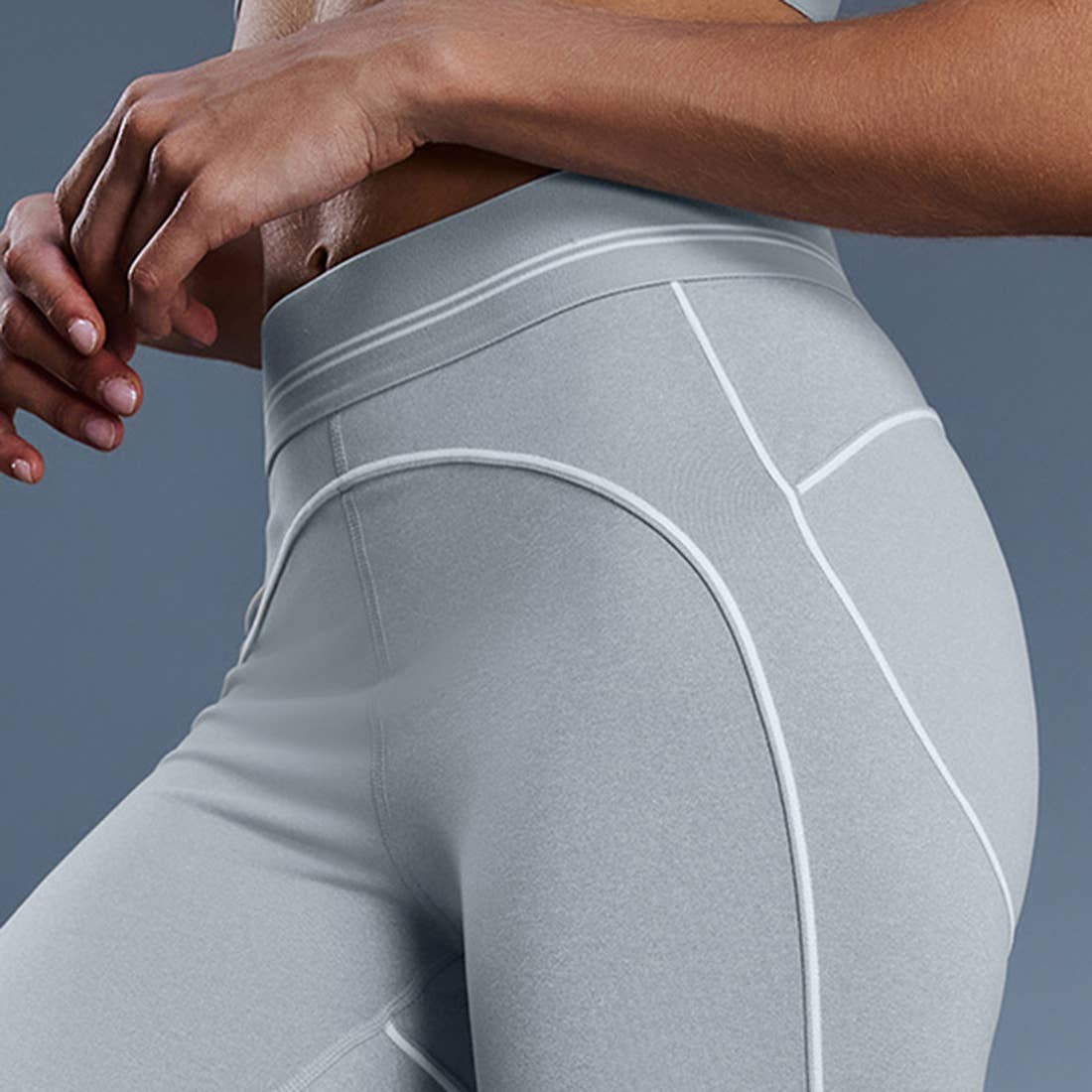 Sodalemon - Vente Legging de sport/d'intérieur – femme - Leggings de yoga taille haute sculptants à blocs de couleur pour femmes9