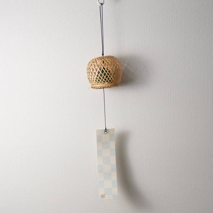 Wind Chime No.1 (Hishi Yotsume) – White for wholesale by KASHIKO