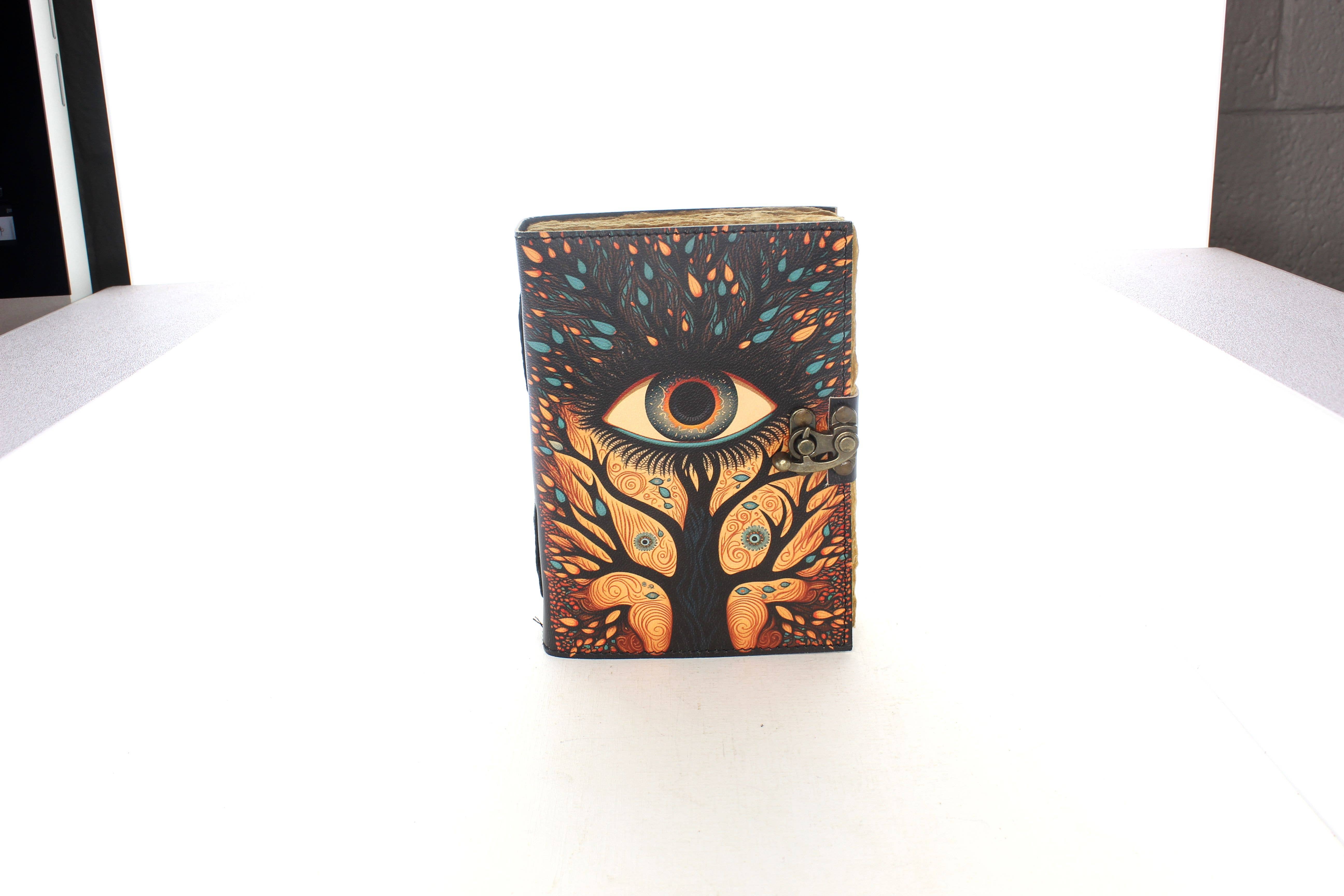 HHH Designs – wholesale Journal och dagbok – Tryckt ögonträd läderjournal, varje1