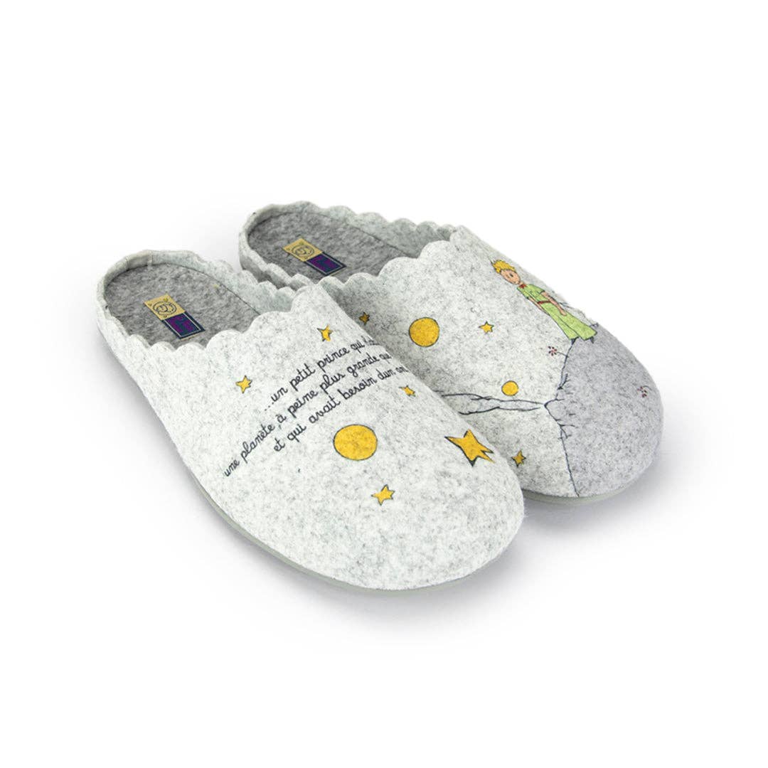 Marpen Slippers - Vente Chaussons – femme - Chaussons gris Little Prince LPM31