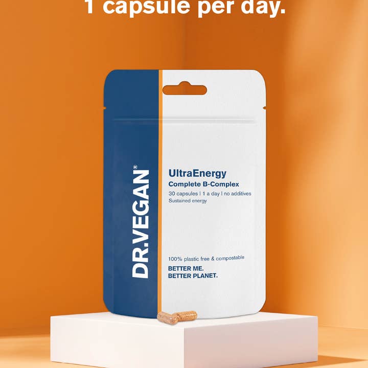 DR.VEGAN – wholesale Oral supplement/vitamin – UltraEnergy | 30 Capsules | B Vitamin Complex | Energy3