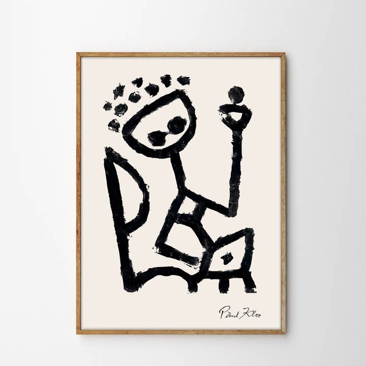 Gustave – Großhandel Kunstdruck – Paul Klee, My Mom Drunk fällt in den Stuhl