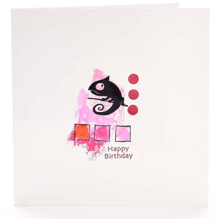 Heindesign - Wholesale Rubber/Decorative Stamp - Stamp: Chameleon3