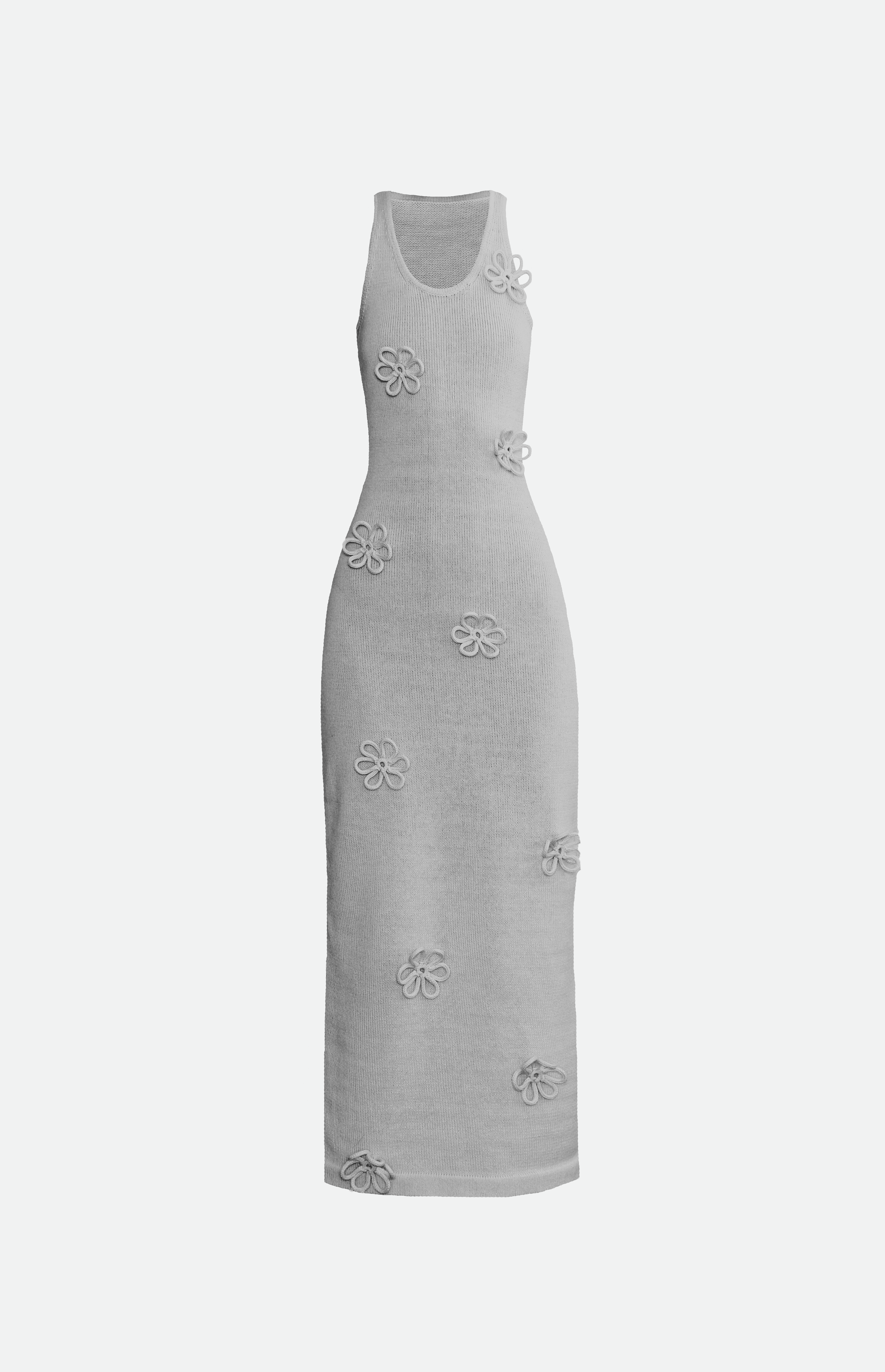 Studio Selles - Wholesale Dress - Women's - Flower midi scoop neck dress11