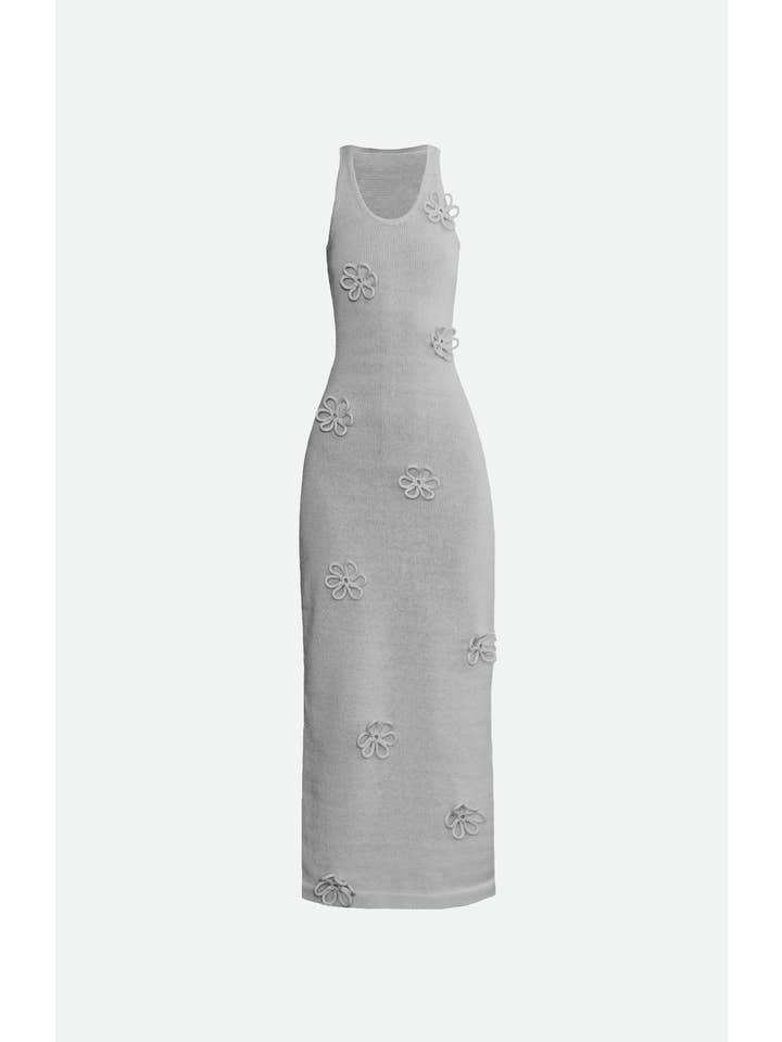 Studio Selles - Wholesale Dress - Women's - Flower midi scoop neck dress11