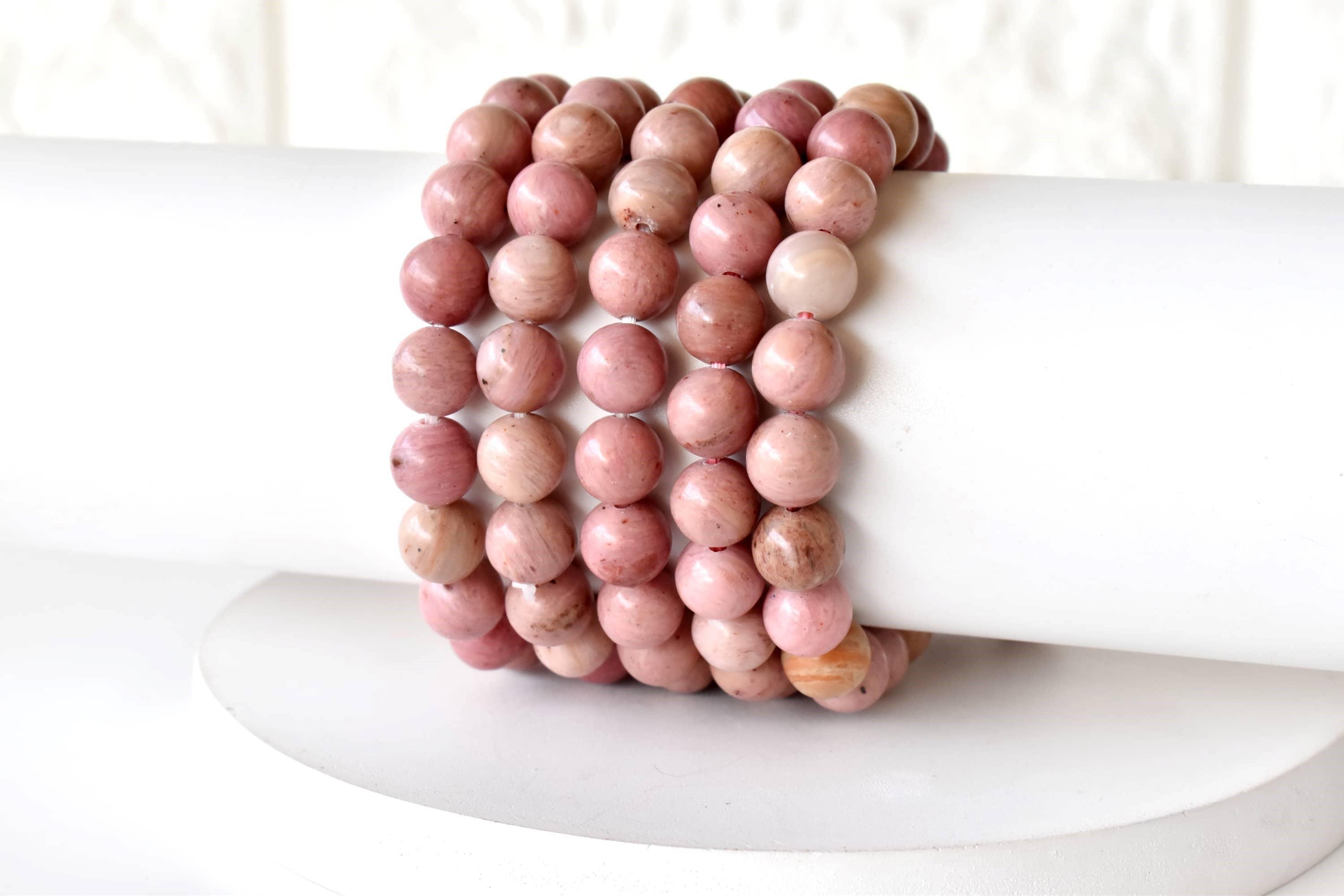 Soothing Crystals - Wholesale Beaded Bracelet - Healing Bracelet | Rhodochrosite | Gemstone Bracelet10