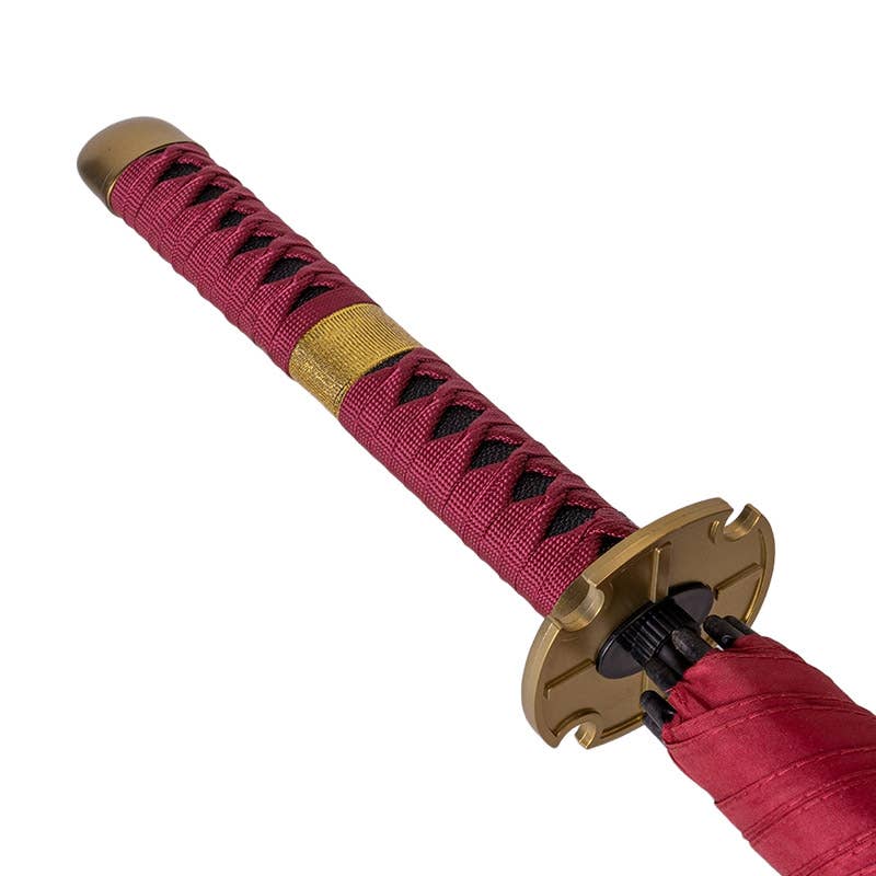 Urban Tokyo – Engroshandel Paraply - Unisex – Rød Katana håndtagsparaply2