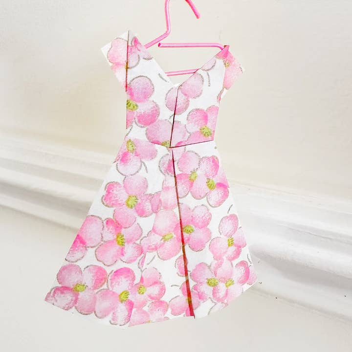 Heart of Fold - Wholesale Bunting/Garland - Origami Dress Paper Doll Garland for Baby Girl Nursery