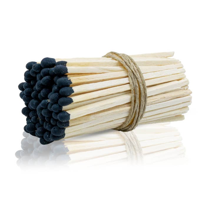 3" Black Tip Matchsticks - Matches, Bulk, Loose 100 pcs for wholesale by Chandler Studio