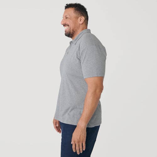 True Classic - Wholesale Polo - Men's - Short Sleeve Shirt | Polo | Heather Gray4