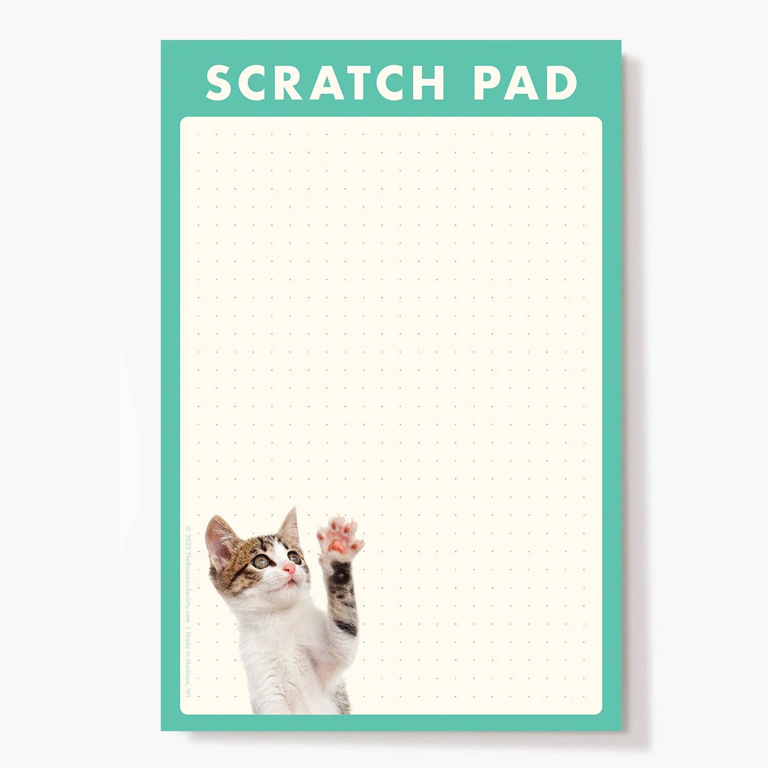The Raccoon Society - Wholesale Notepad - Kitten Scratch Pads0