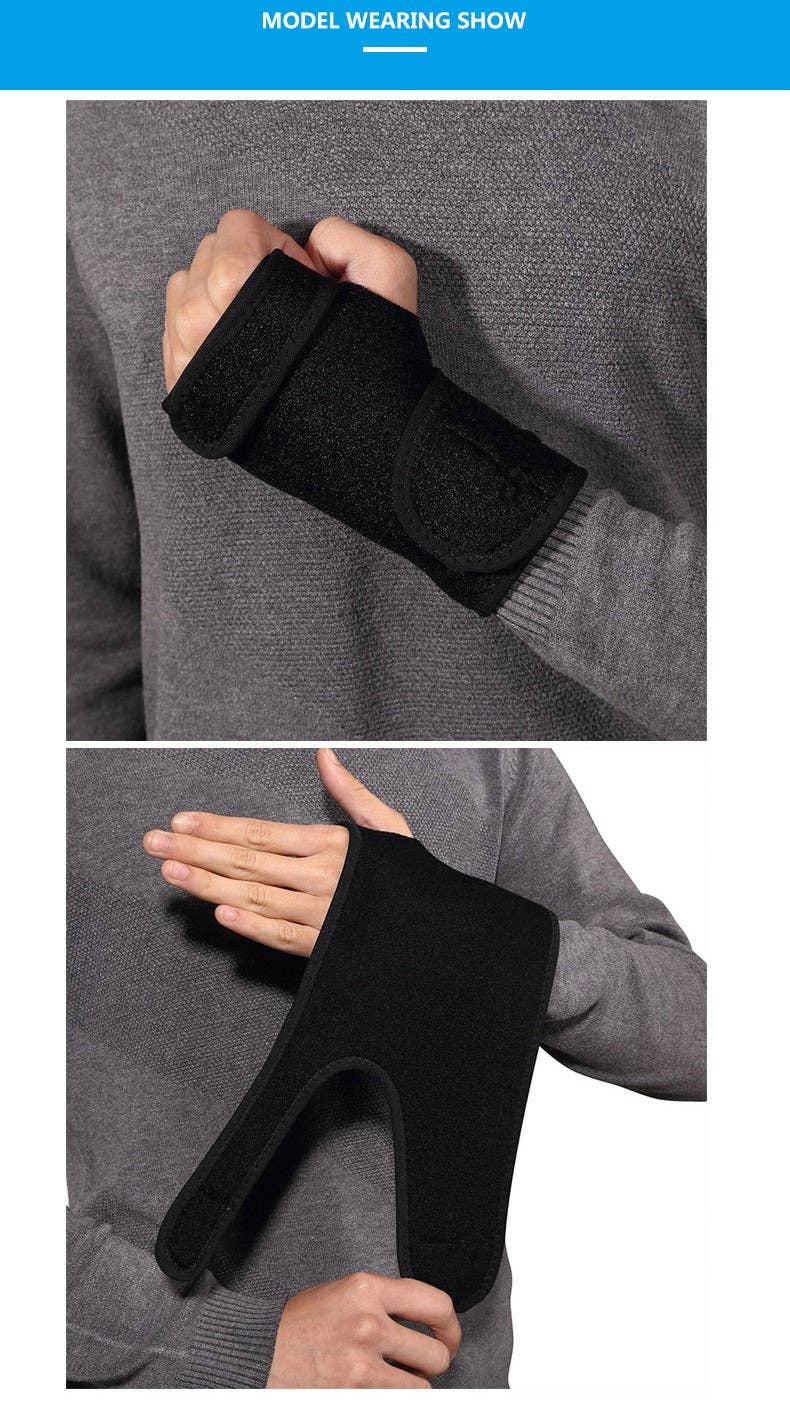 VIGOR - Vente Appareil massant pour les mains/pieds - Support imperméable à compression réglable pour la main et le pouce, poignet B15
