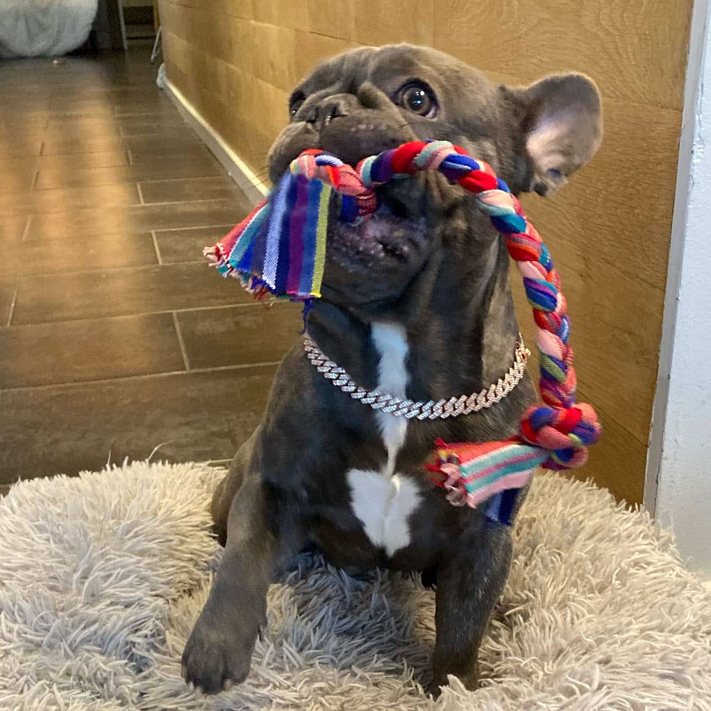 Mayamam Weavers - Wholesale Pet Rope Toy - Dog - Braided Zero Waste Dog Tug Toy4