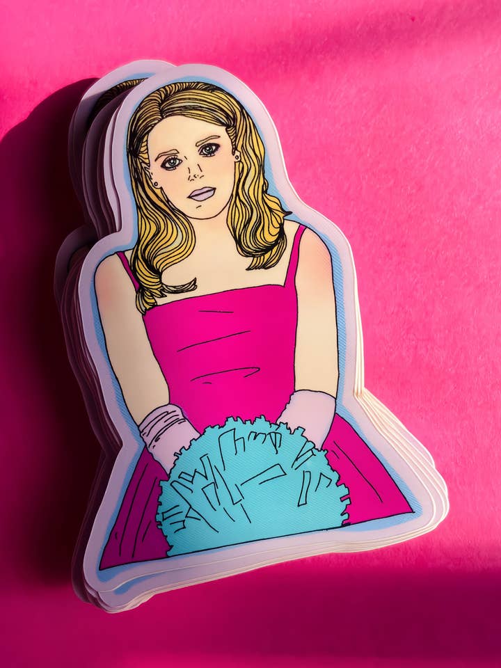 Adhesivo para botella de agua «But I'm a Cheerleader» de Megan para venta al por mayor de Haunted Fembot