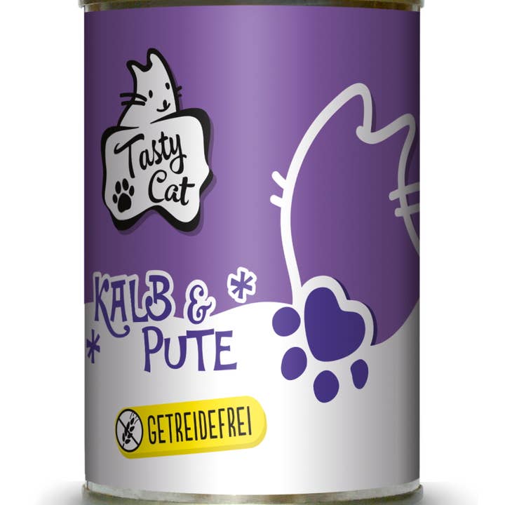 TastyCat Classic Vitello & Tacchino 400g. per la vendita all'ingrosso da parte di HoweTie