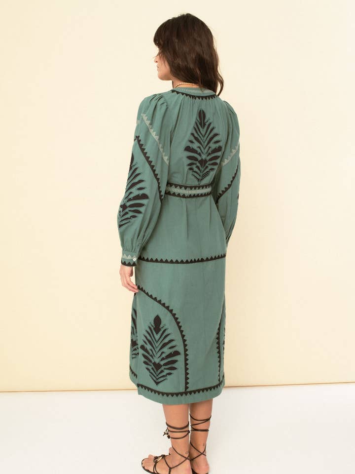 Sonmer Shop USA - Wholesale Jurk - Dames - Susan jurk groen3