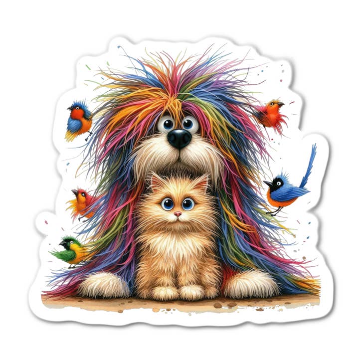 Protective Dog Sticker for wholesale by Stick-It Expressions