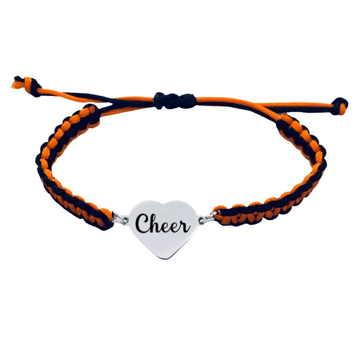 Cheer Multi Colored Rope Bracelet - Pick Colors for wholesale by Sportybella