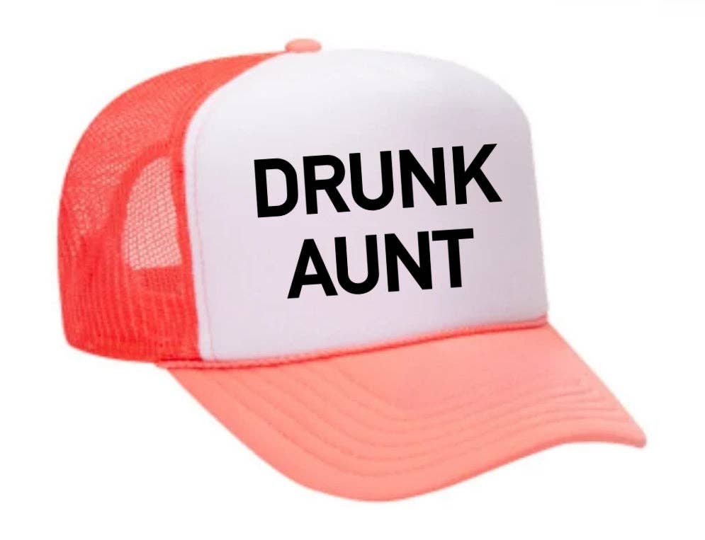 Inappropriate Trucker Hats - Wholesale Trucker Hat - Women's - Drunk Aunt Trucker Hat30