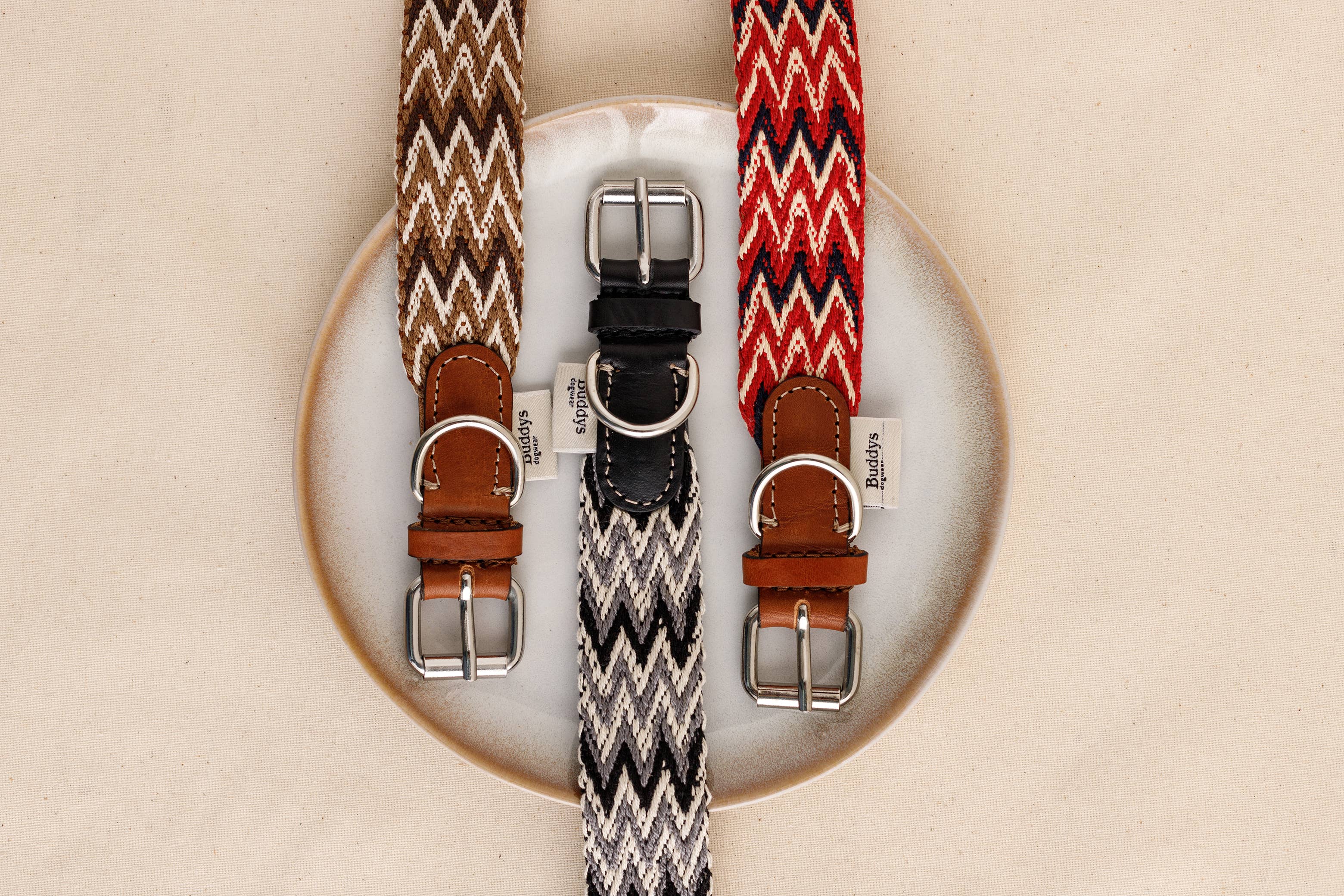 Buddys dogwear - Venta al por mayor Collar - Perros - Collar para perro rojo peruano3