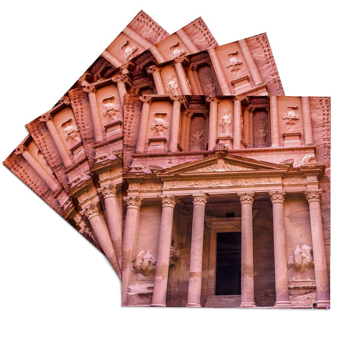 3dRose - Wholesale Coasters - 3dRose, Yellow Treasury Becomes Rose Red in Afternoon, Petra Jordan., Coaster0