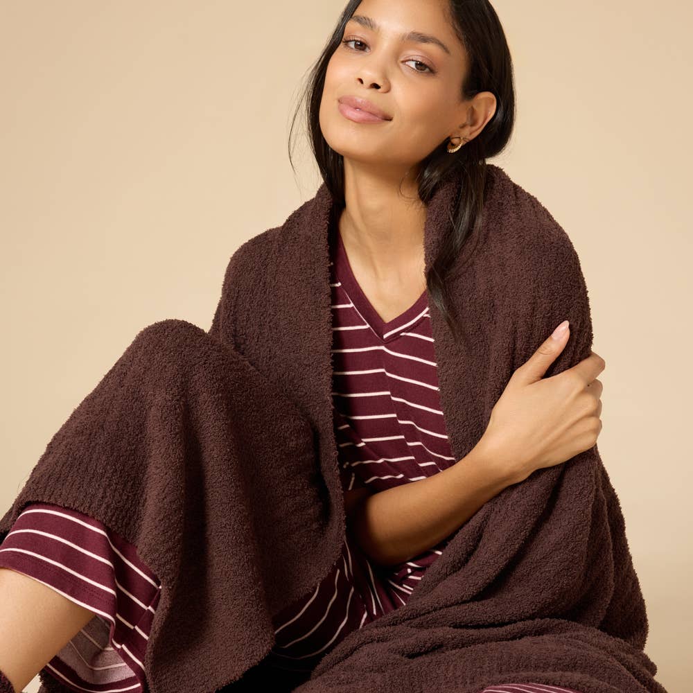 Softies – wholesale Throw blanket – Perfect Home Decor 50" x 70" Solid Rib Marshmallow Blanket5